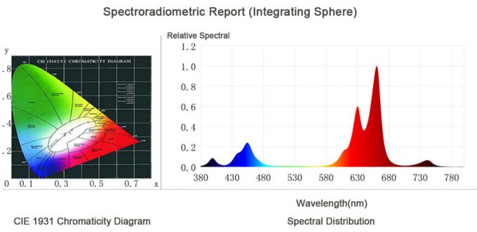 relatório de teste espectral